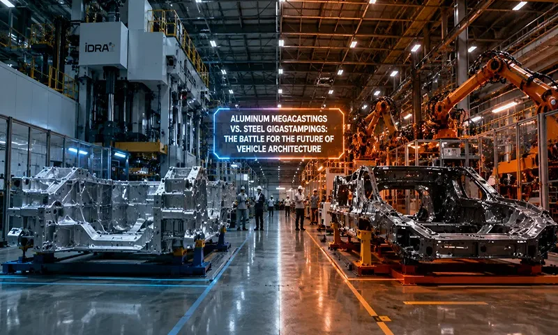 Aluminum Megacastings vs. Steel Gigastampings: The Battle for the Future of Vehicle Architecture