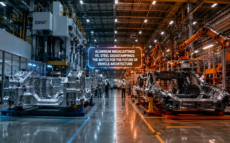 Aluminum Megacastings vs. Steel Gigastampings: The Battle for the Future of Vehicle Architecture